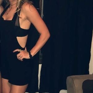 Forever 21 Black Overall Romper